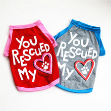 Load image into Gallery viewer, Pet Puppy Footprints  Vest  Small Pet Clothes T Shirt
