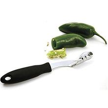 Load image into Gallery viewer, Pepper Corer Stainless Steel Serrated Seed Remover Kitchen Tools